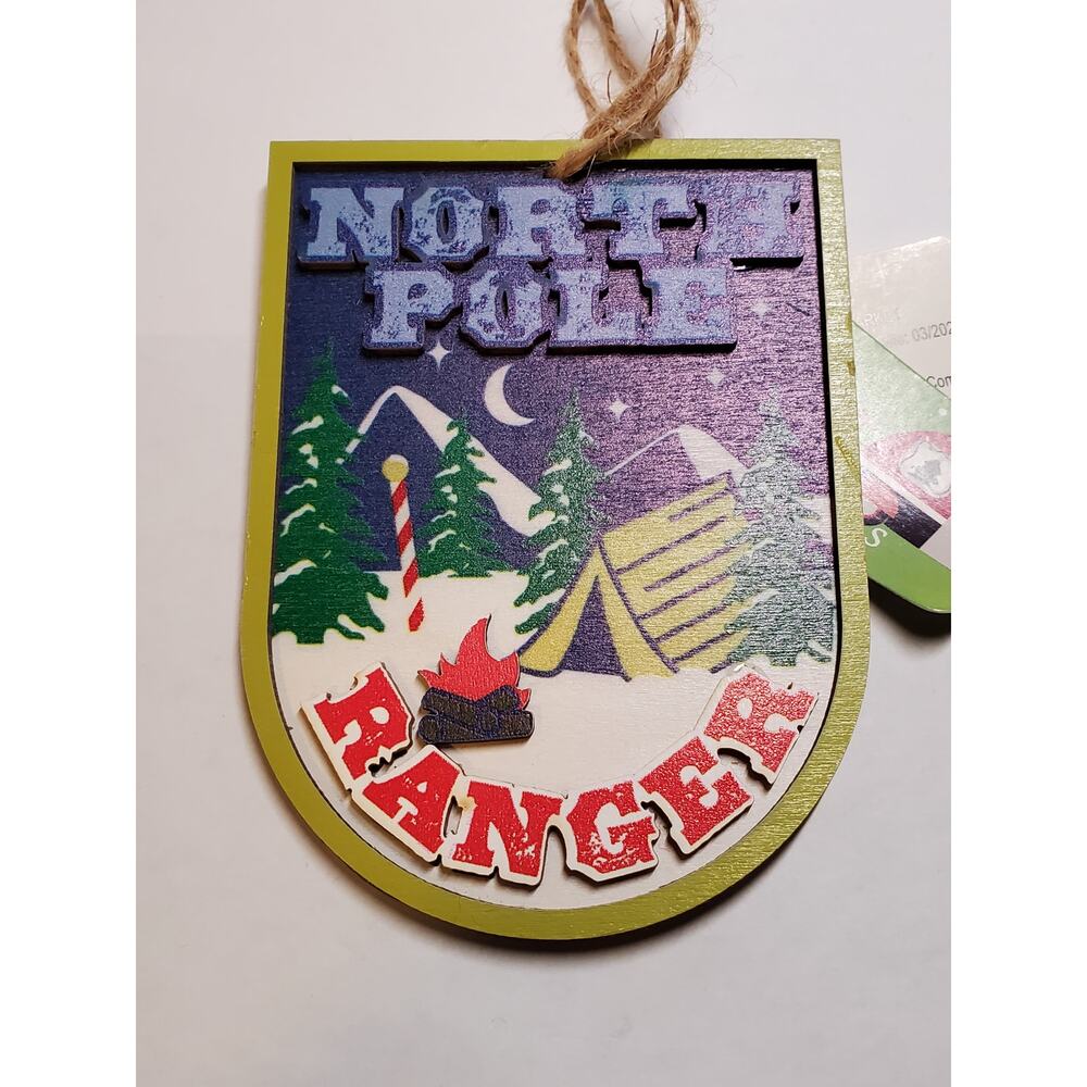 Wooden Ornament - North Pole Rangers